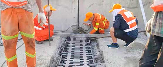 鑄造靜音型橋梁伸縮縫裝置（靜音橋梁伸縮縫）在廣州內環路應用